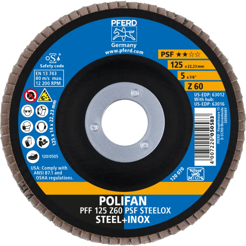 PFF 125-22 Z 60 PSF/22,2  KOTOUČ LAMELOVÝ PSF-Z (PF4007220512524)