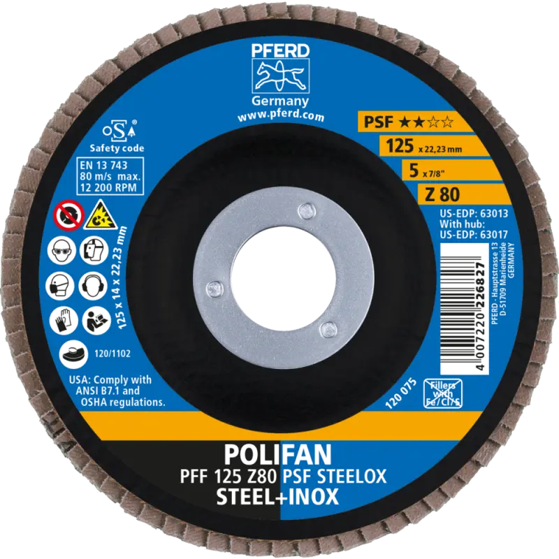 PFF 125-22 Z 80 PSF/22,2  KOTOUČ LAMELOVÝ PSF-Z (PF4007220512531)