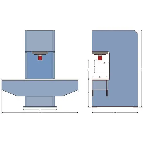 Hydraulický rovnací lis Metallkraft RFP 200 (BOW4054200)