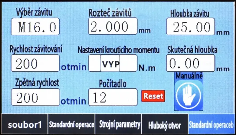 Elektrický závitořez GS 1100-16 E BL