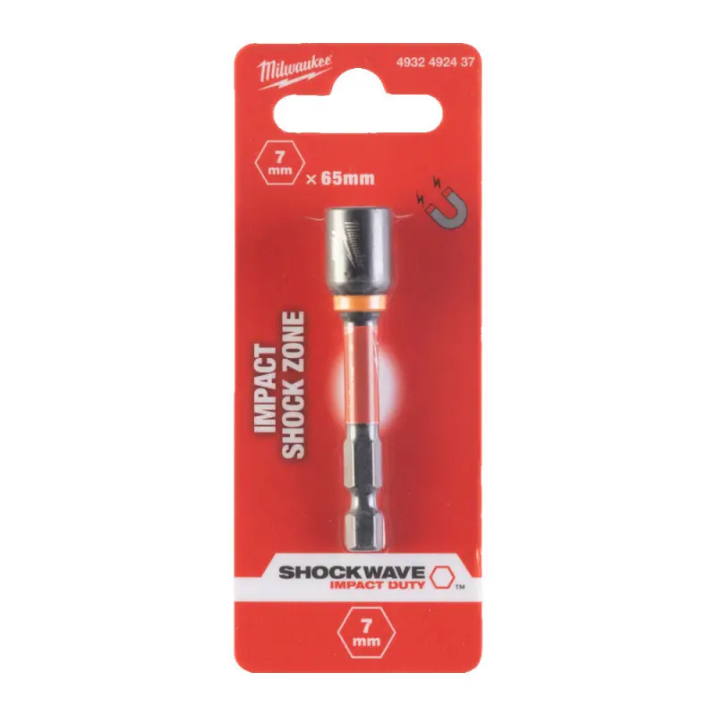 Nástrčná hlavice 1/4" HEX 7 mm Shockwave™ Impact Duty Milwaukee 4932492437 (MI4932492437)
