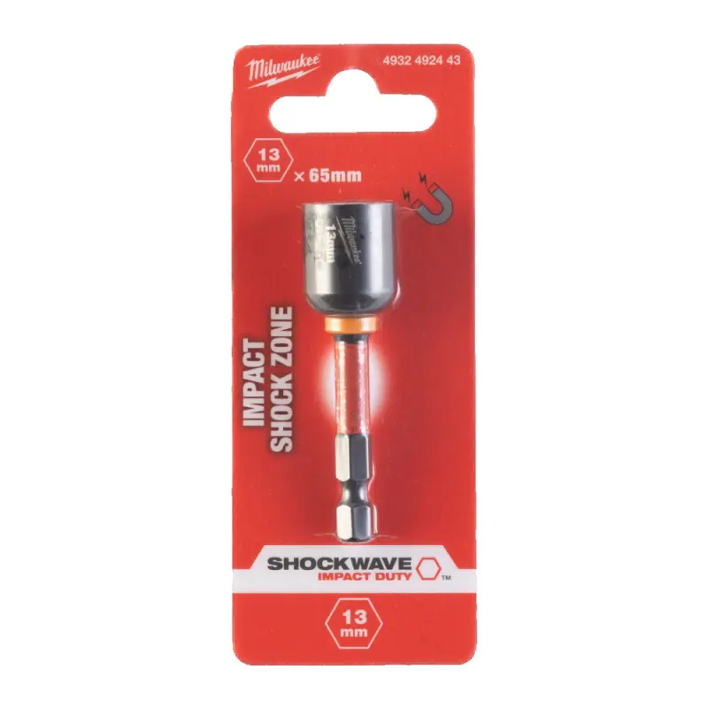 Nástrčná hlavice 1/4" HEX 13 mm Shockwave™ Impact Duty Milwaukee 4932492443 (MI4932492443)