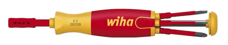 Šroubovák se zásobníkem nástavců Wiha 38613 LiftUp electric (Sada 7 dílů) (WIHA38613)