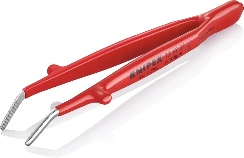 Univerzální zahnutá pinzeta 148 mm Knipex 92 47 01 VDE do 1000 V (K 92 47 01)