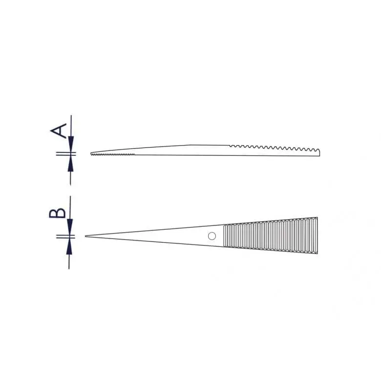 Precizní pinzeta Knipex 92 22 35 155 mm (K 92 22 35)