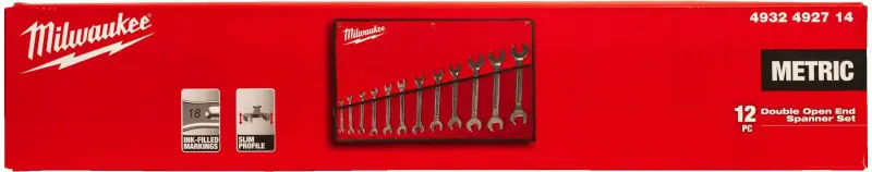 Sada Milwaukee oboustranných vidlicových klíčů 6 ÷ 32 mm (12 ks) 4932492714 (MI4932492714)