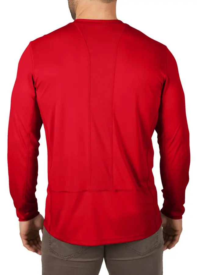 Funkční triko Milwaukee Workskin™ Performance WW LS RD s dlouhým rukávem - červené (L) (MI4932493085)