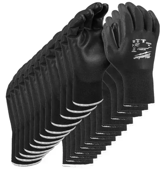 Univerzální pracovní rukavice Milwaukee GENERAL, velikost 8 (M), 12 párů, 4932493239