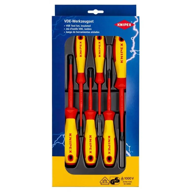 Šroubováky Knipex 00 20 12 V04 S/PH/PZ, provedení VDE (K 00 20 12 V04)