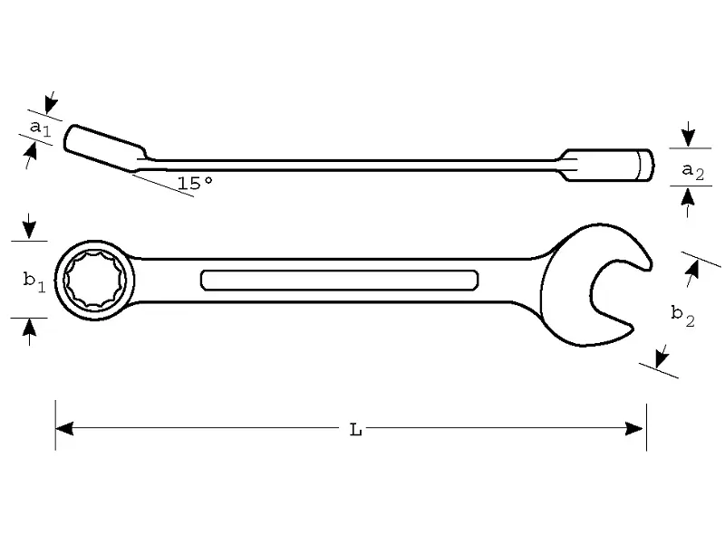 Očkoplochý klíč 17mm BAHCO SBS20-17 (BAHSBS20-17)