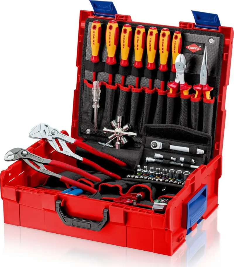 Kufr KNIPEX 00 21 19 LB S L-Boxx® pro instalatérské práce 52 dílů
