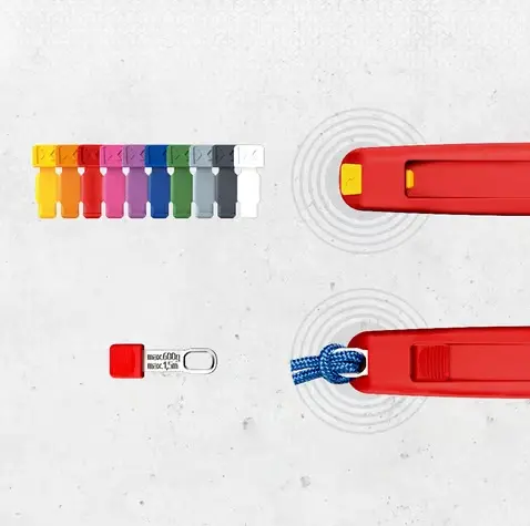 Barevné klipy Knipex 00 61 10 C V02 ColorCode mix barev 2 (10 ks) (K 00 61 10 C V02)