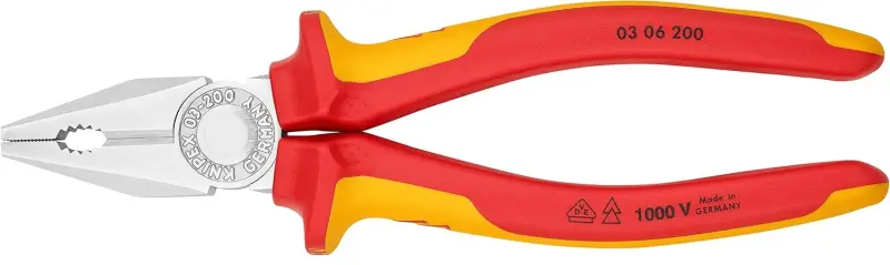 Kombinované kleště 200 mm Knipex 03 06 200 SB (K 03 06 200 SB)
