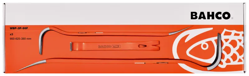 Sada páčidel Bahco WBP-3P-96F plochá a premium (BAHWBP-3P-96F)