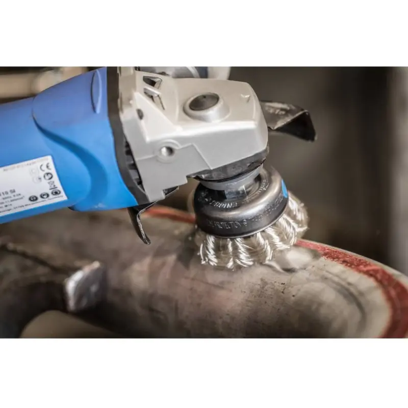 Hrncový kartáč Pferd POS TBG 65/M14 INOX 0,50 - splétaný se závitem (PF4007220598016)