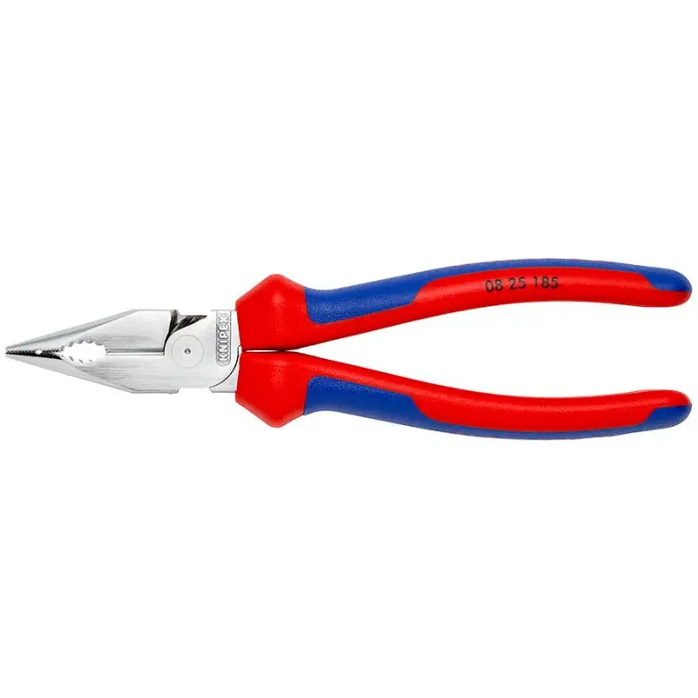 Kombinované kleště 185 mm Knipex 08 25 185 SB - úzké ploché (K 08 25 185 SB)