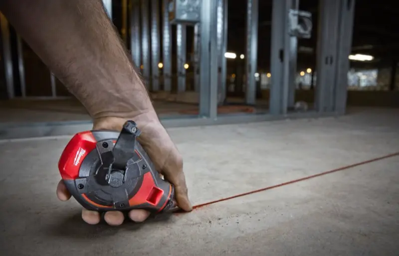 Značkovací šňůra Milwaukee BOLD LINE, šířka 1,5 mm, délka max. 30 m, červená náplň 85g, 4932498391