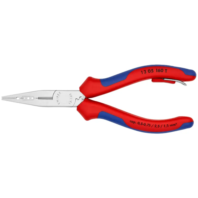 Elektrikářské kleště Knipex 13 05 160, 180 mm chromované TT (K 13 05 160 T)
