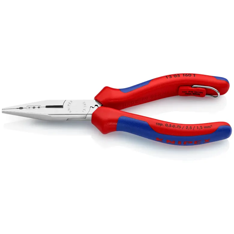 Elektrikářské kleště Knipex 13 05 160, 180 mm chromované TT (K 13 05 160 T)