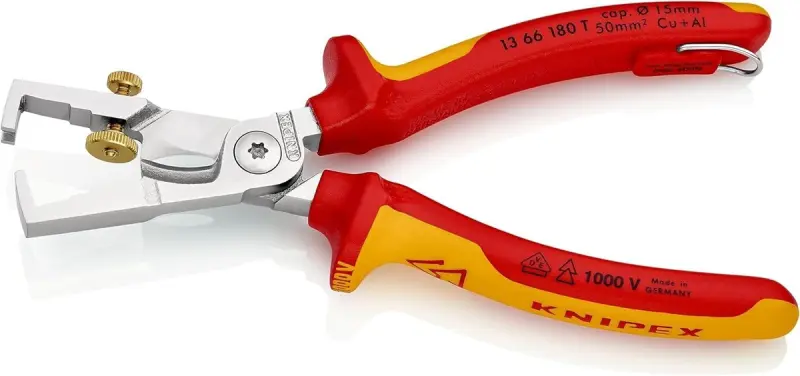 Nůžky na kabely Knipex 13 66 180 T s funkcí lisování TT (K 13 66 180 T)