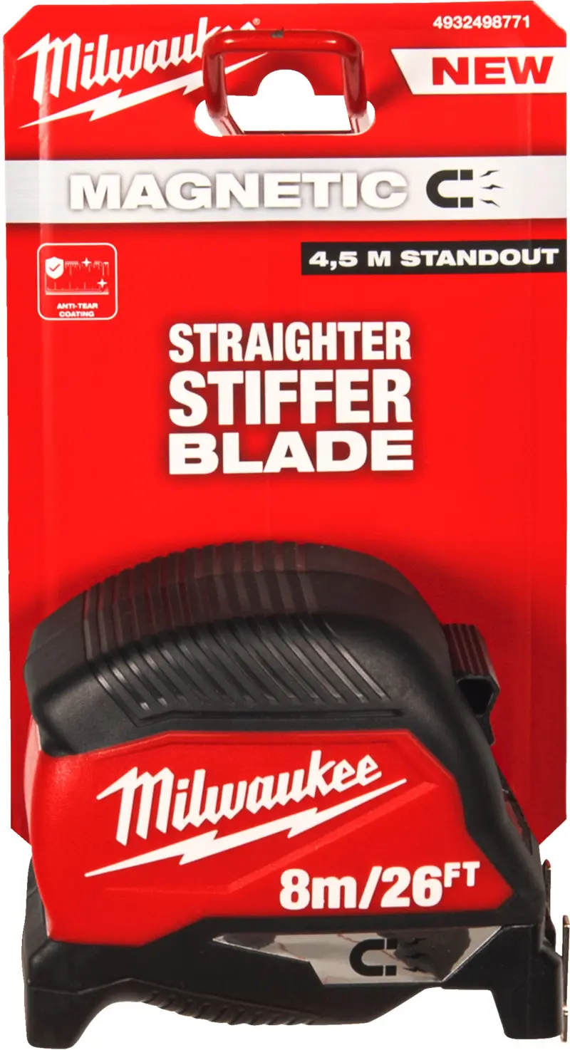 Svinovací metr Milwaukee MAGNETIC (GEN4)  8M/26FT-30, délka 8 metrů, magnetický, 4932498771