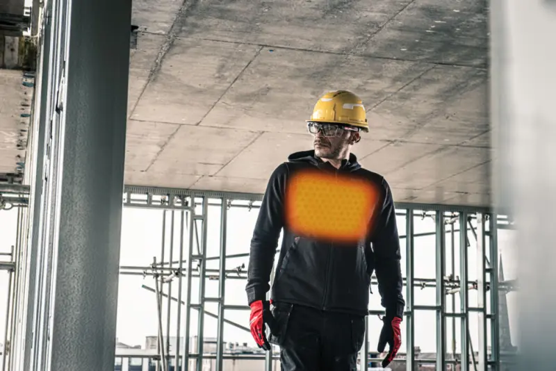 Dámská vyhřívaná mikina s kapucí Milwaukee M12 HHBL5-0 (XL) černá (MI4932499190)