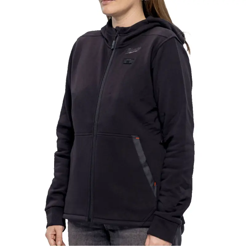 Dámská vyhřívaná mikina s kapucí Milwaukee M12 HHLBL5-0 (S) černá (MI4932499194)