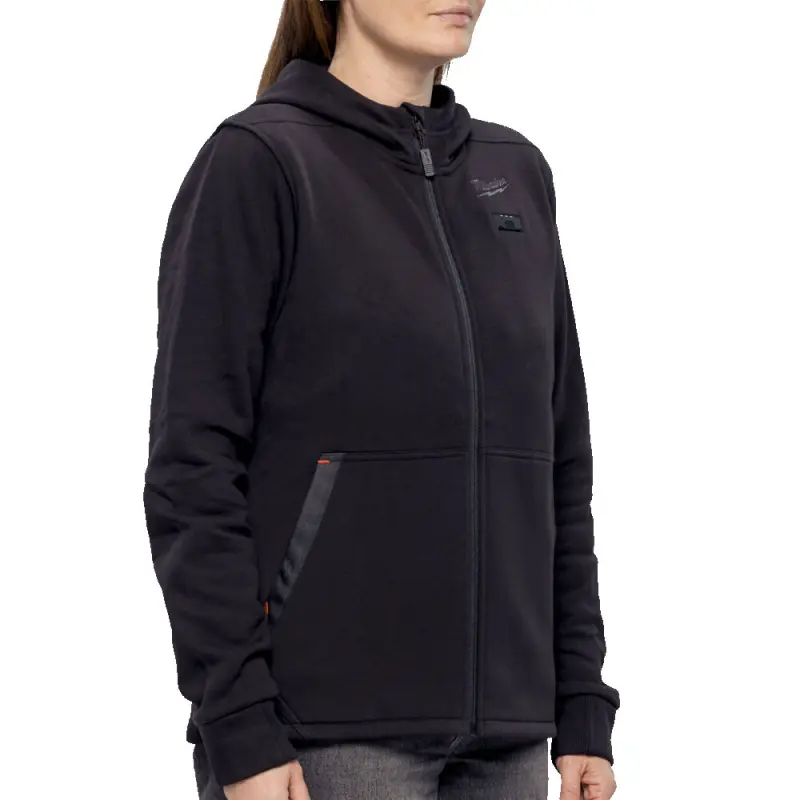 Dámská vyhřívaná mikina s kapucí Milwaukee M12 HHLBL5-0 (M) černá (MI4932499195)