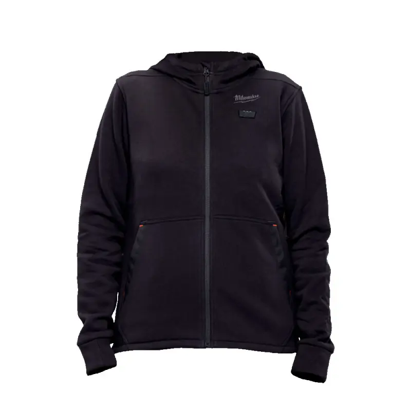 Dámská vyhřívaná mikina s kapucí Milwaukee M12 HHLBL5-0 (XL) černá (MI4932499197)