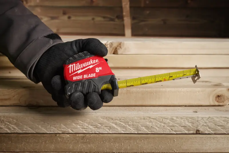 Široký svinovací metr Milwaukee WIDE BLADE (GEN2) 8M-35, délka 8 metrů, 4932499205