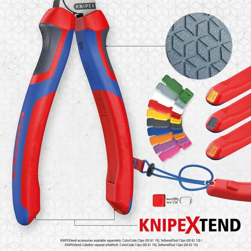 Kleště Knipex 26 12 200 půlkulaté s břity (K 26 12 200)