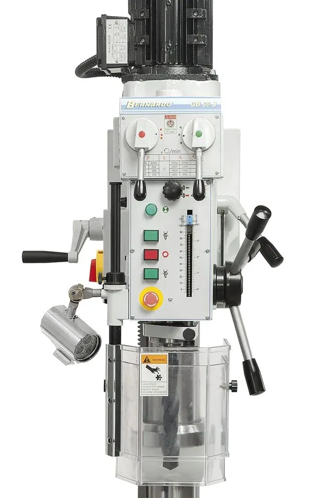 Sloupová vrtačka Bernardo GB 30 S s převodovkou a chlazením (BER011254)