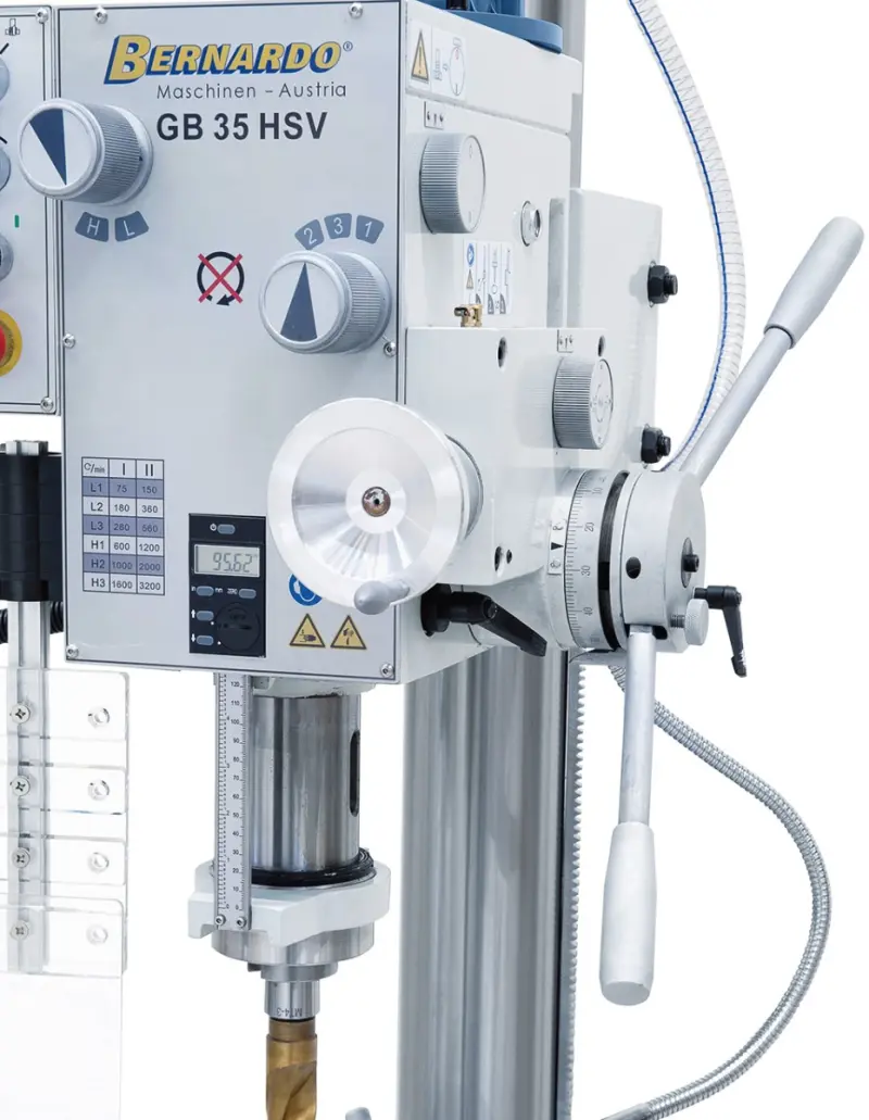 Sloupová vrtačka Bernardo GB 35 HSV s chlazením (BER011266)