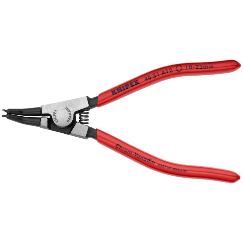 Kleště Knipex 46 31 A12 - vnější pojistné kroužky, vyhnuté hroty 45° (K 46 31 A12)