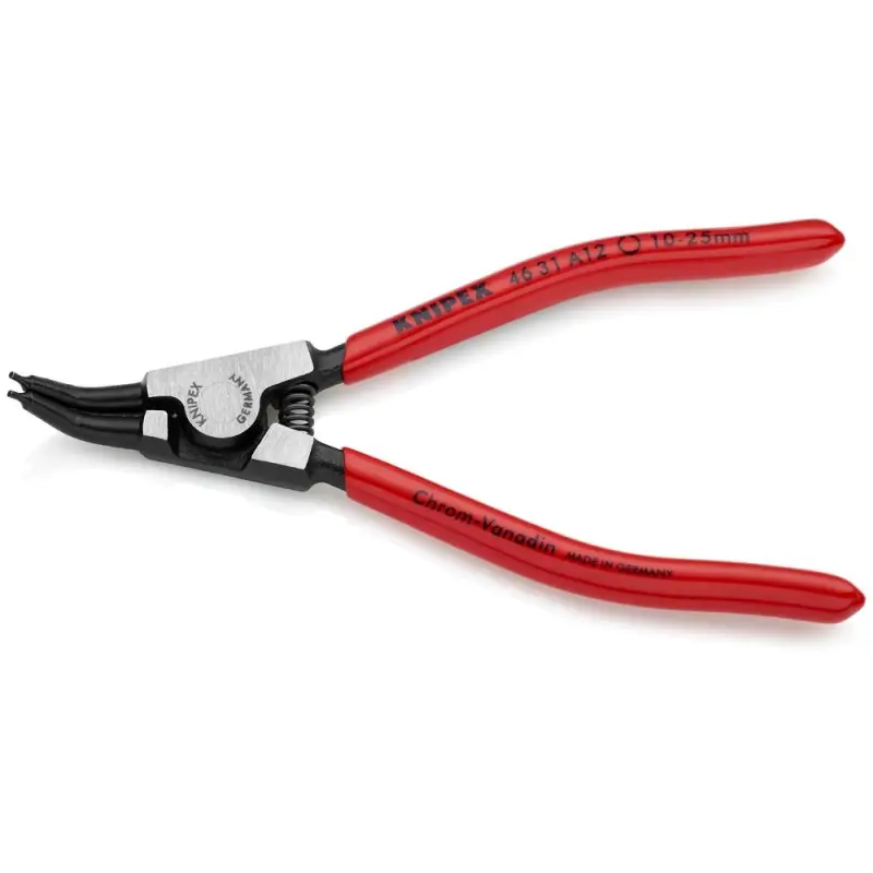 Kleště Knipex 46 31 A12 - vnější pojistné kroužky, vyhnuté hroty 45° (K 46 31 A12)