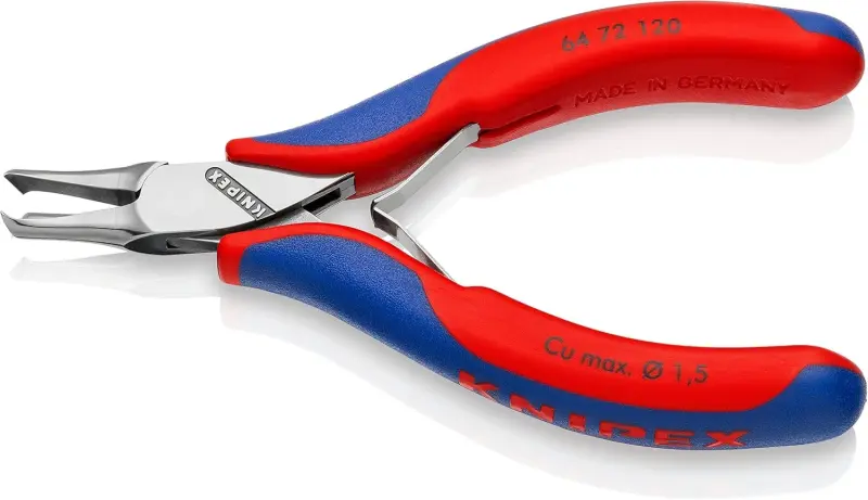 Kleště Knipex 64 72 120 štípací čelní se šikmými břity pro elektroniku (K 64 72 120)