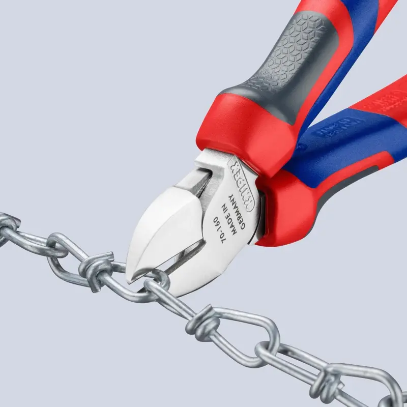 Boční štípací kleště Knipex 70 05 160 SB - komfortní rukojeť, chromováno (K 70 05 160 SB)