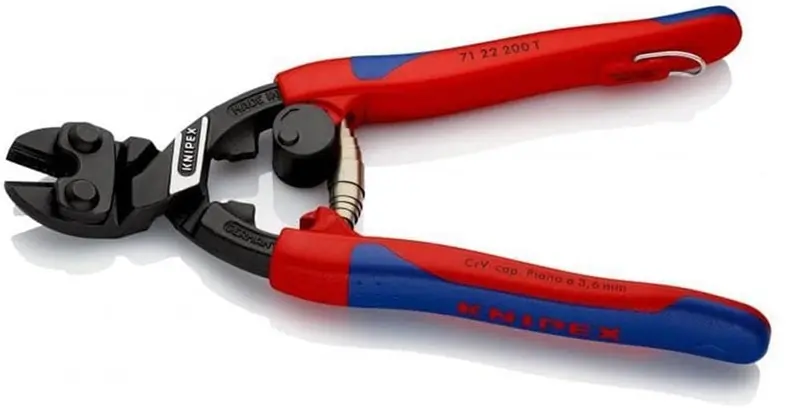 Kompaktní štípací kleště Knipex 71 22 200 T BK - CoBolt®, vícesložkové návleky (K 71 22 200 T BK)