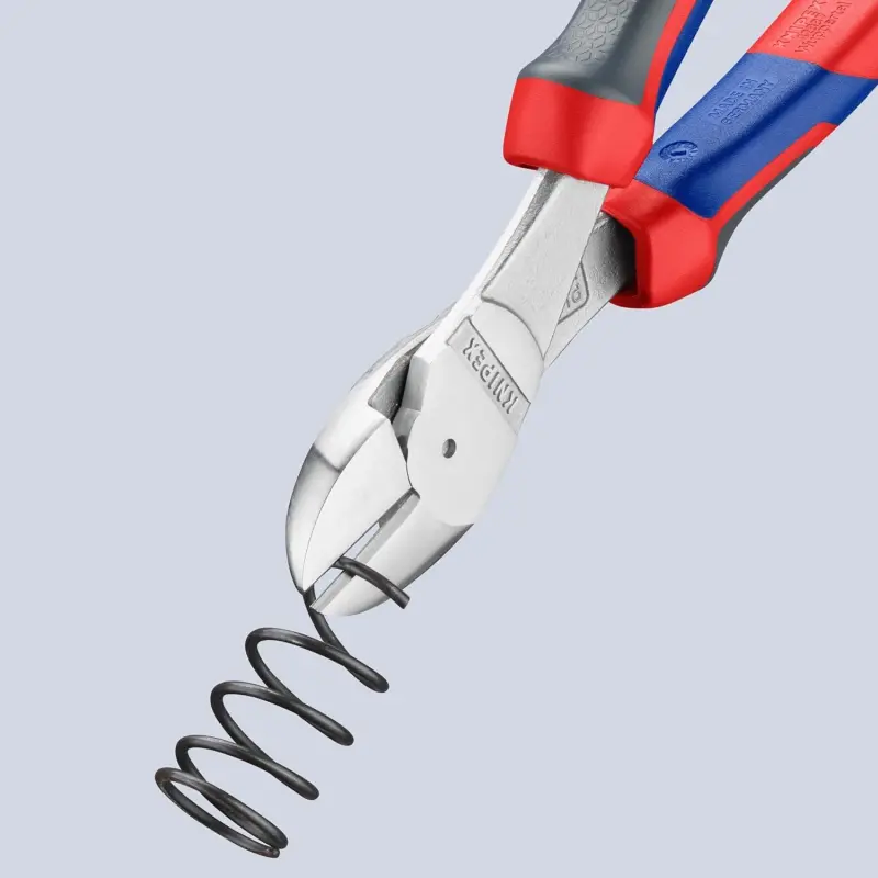 Boční štípací kleště Knipex 74 05 200 SB - silové, vícesložkové návleky, chromováno (K 74 05 200 SB)