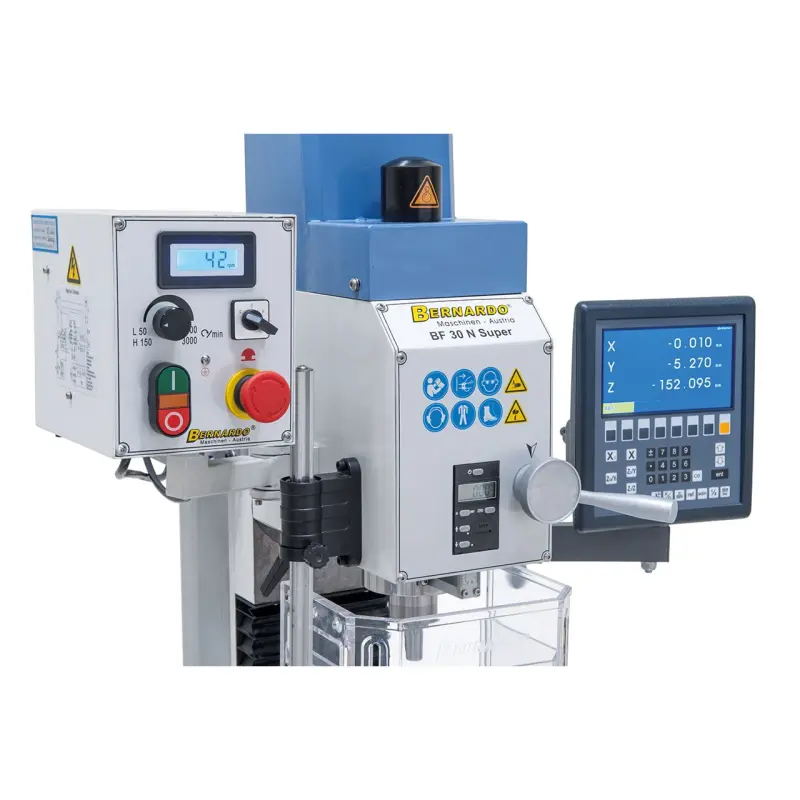 Vrtačko-frézka Bernardo BF 30 N Super s posuvem a digitál. odměřováním (BER0210440)