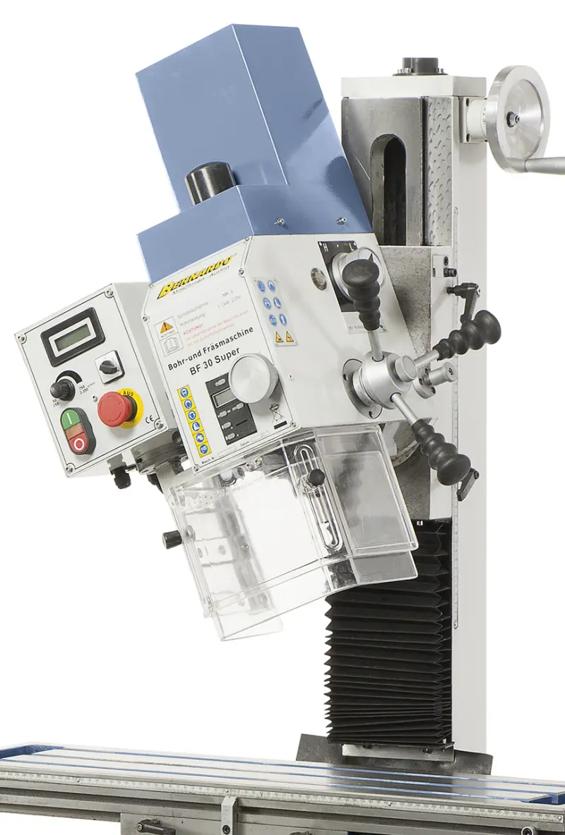 Vrtačko-frézka Bernardo BF 30 Super s posuvem stolu a digitál. odměřováním (BER021044C)