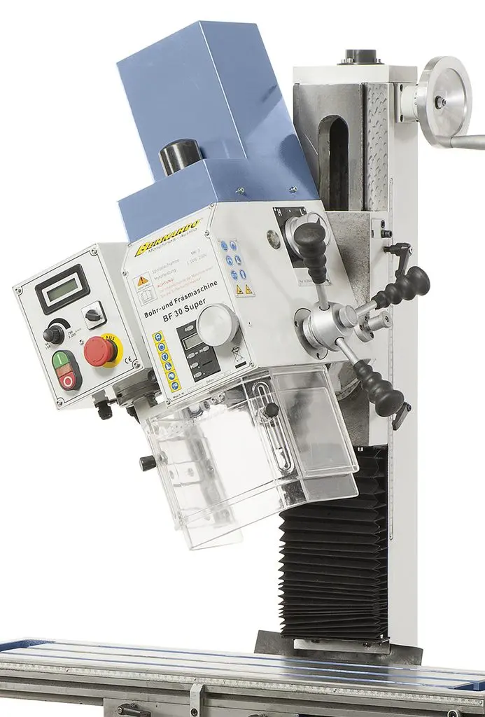Vrtačko-frézka Bernardo BF 30 Super s posuvem stolu a digitál. odměřováním (BER021044C)