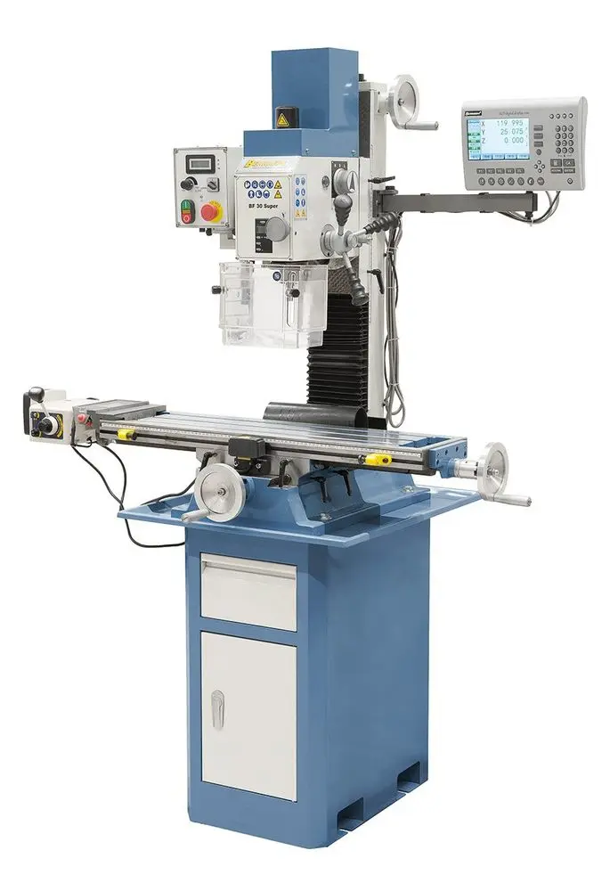 Vrtačko-frézka Bernardo BF 30 Super s posuvem stolu a digitál. odměřováním (BER021044C)