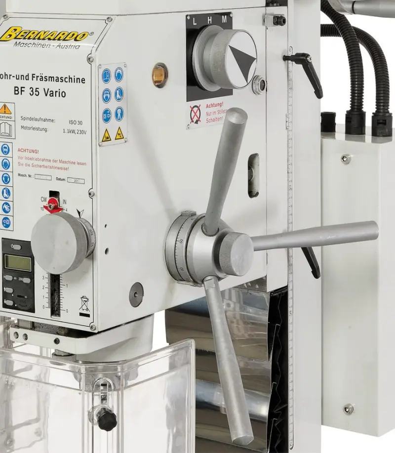 Vrtačko-frézka Bernardo BF 35 Vario (strojní posuv, digit.odměřování) (BER021046)