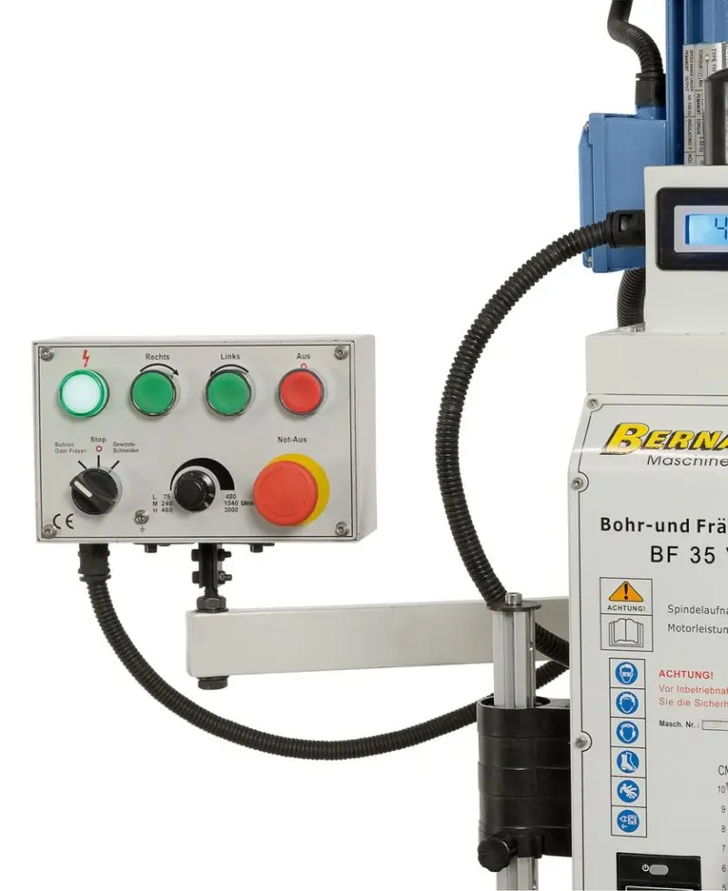 Vrtačko-frézka Bernardo BF 35 Vario (strojní posuv, digit.odměřování) (BER021046)
