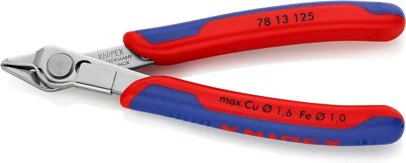 Boční štípací kleště Knipex 78 13 125 SB - Electronic Super-Knips INOX (K 78 13 125 SB)
