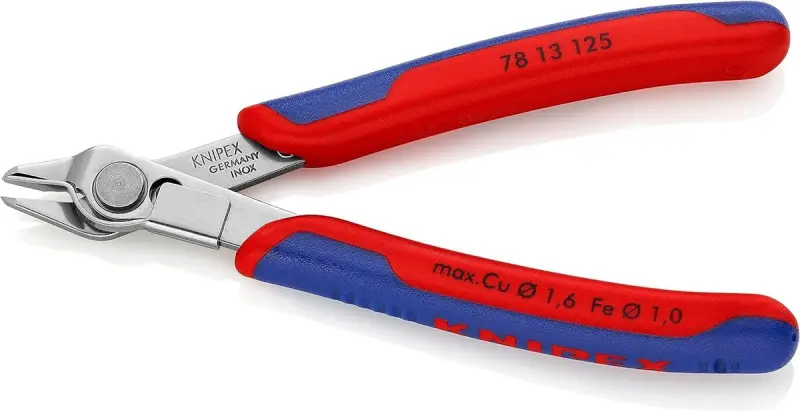 Boční štípací kleště Knipex 78 13 125 SB - Electronic Super-Knips INOX (K 78 13 125 SB)