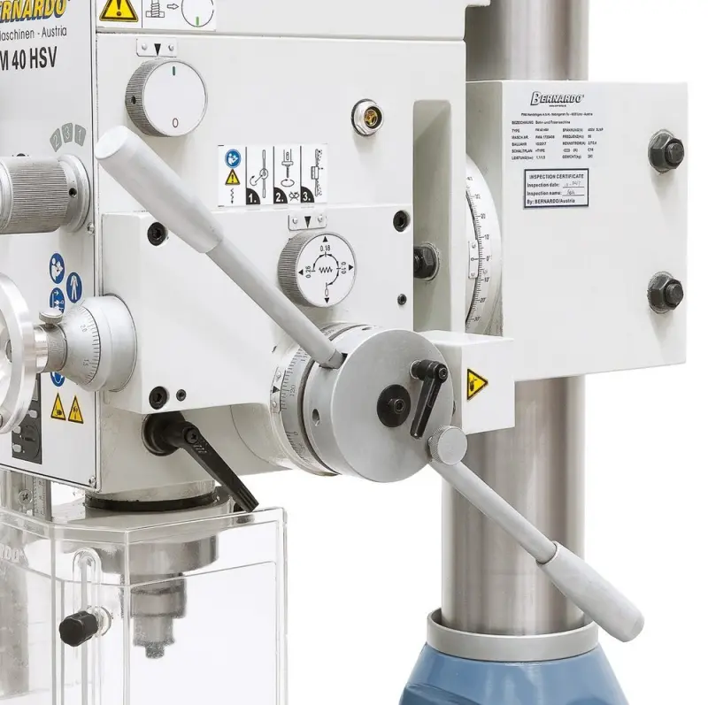 Vrtačko-frézka Bernardo FM 40 HSV s posuvem pinoly (BER021054)