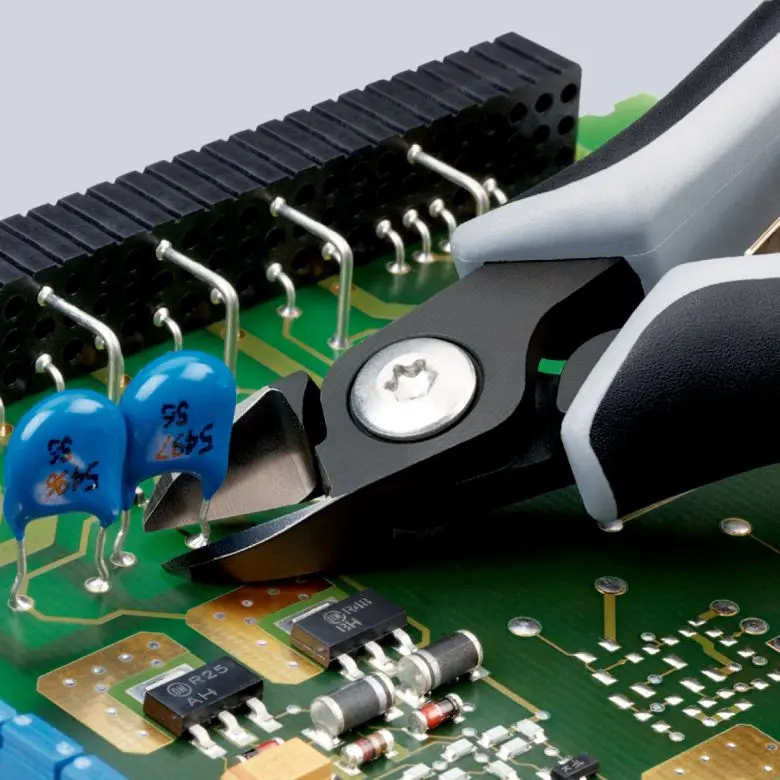 Precizní boční štípací kleště Knipex 79 22 120 ESD - pro elektroniku, mini hlava (K 79 22 120 ESD)