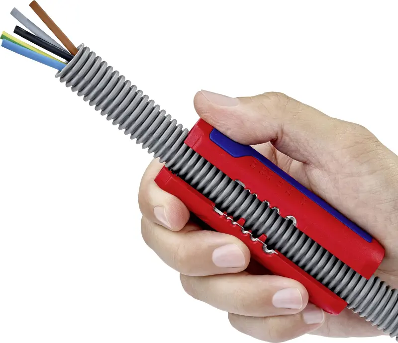 Nástroj Knipex 90 22 02 SB na řezání ochranných hadic -TwistCut (K 90 22 02 SB)